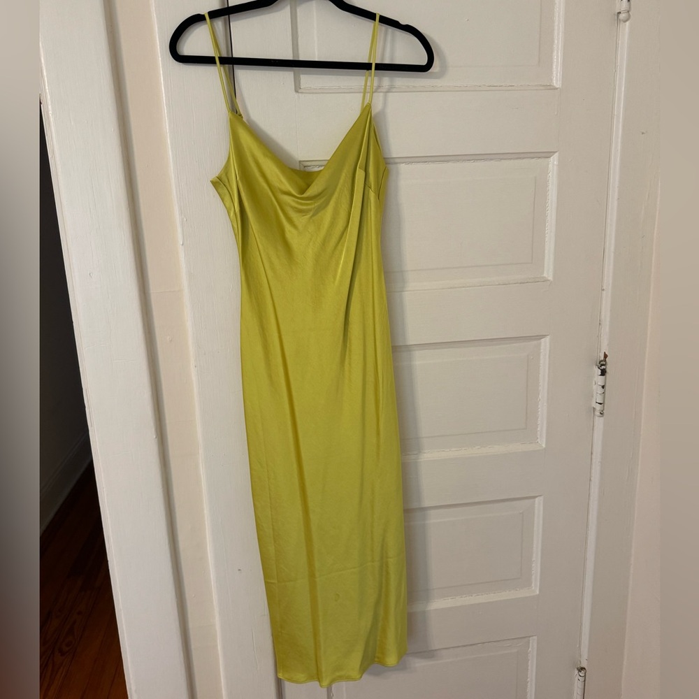 Express M satin slip dress